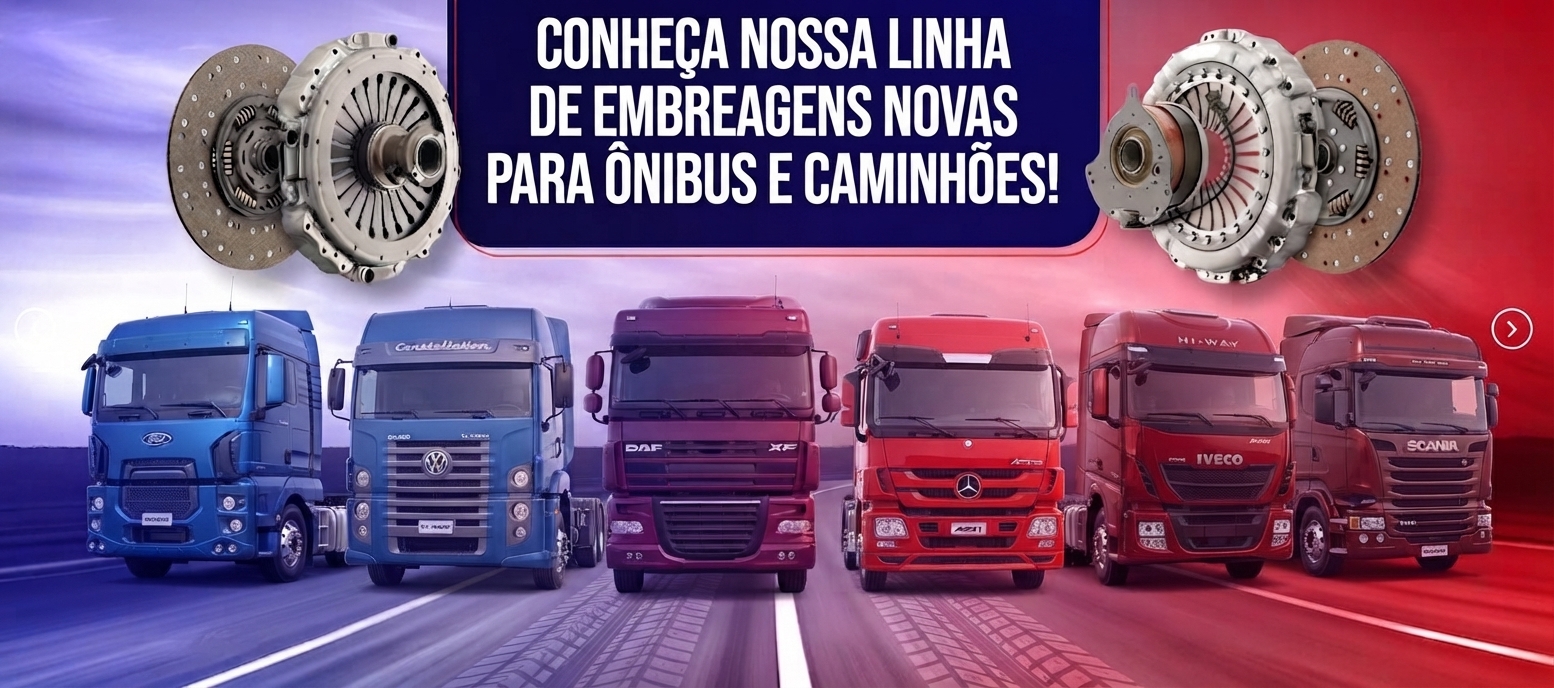 Embreagens para caminhões e ônibus